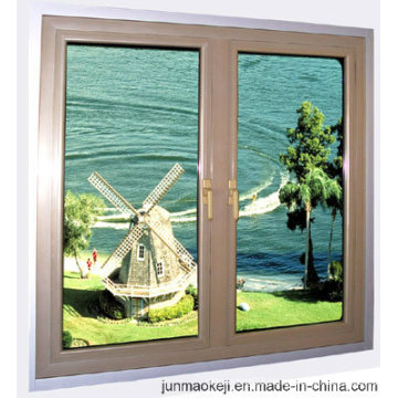 Aluminum Window in Brown Color